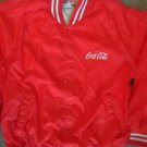 Coca Cola Chalkline Red and White Windbreaker Bomber Jacket Coca Cola Chalkline Red and White Windbreaker Bomber Jacket