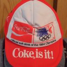 Coca Cola Olympics Baseball Cap Vintage