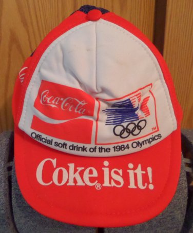 Coca Cola Olympics Baseball Cap Vintage
