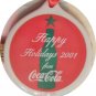 COCA COLA SANTA CLAUS CHRISTMAS ORNAMENT VINTAGE