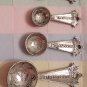 Princess Four Piece Metal Measuring Spoon Set