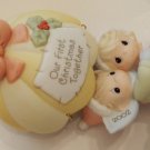 PRECIOUS MOMENTS OUR FIRST CHRISTMAS TOGETHER CHRISTMAS ORNAMENT