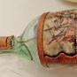 Marine Theme Green Glass Demijohn with Ice Pocket, Vintage