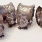 BIRD NAPKIN RINGS, METAL, VINTAGE NAPKIN HOLDERS