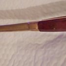 Gravy Soup Ladle, Brass and Wood Handle, Vintage