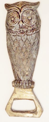 Bottle Opener, Wise Old Owl, Mid Century Barware, Vintage, Italian Made