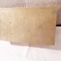 Cedar Lined Asian Metal Display Box, Cigar Box with Etchings, Vintage