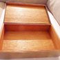 Cedar Lined Asian Metal Display Box, Cigar Box with Etchings, Vintage
