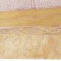 Cedar Lined Asian Metal Display Box, Cigar Box with Etchings, Vintage