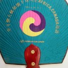 KOREAN AIRLINES ADVERTISING FAN, AFRICA, CANADA, VINTAGE