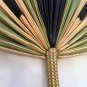 VINTAGE STRAW HANDHELD FAN