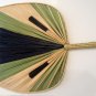 VINTAGE STRAW HANDHELD FAN