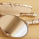 Vintage Ladies Three Piece Silver Plate Grooming Set Vintage Ladies Three Piece Silver Plate Grooming Set