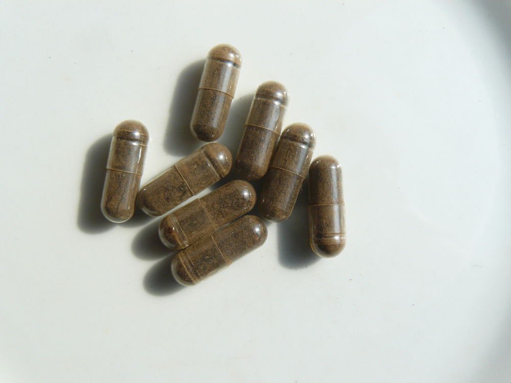 Organic Holy Basil (Ocimum Sanctum) dried leaf extract in caps