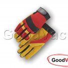 Majestic 2130R Mechanics Brushed Pigskin Leather Palm Thin Work Gloves - LARGE