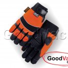 MAJESTIC 2145HOH Winter Lined Synthetic Leather Waterproof Armor Skin Gloves - S