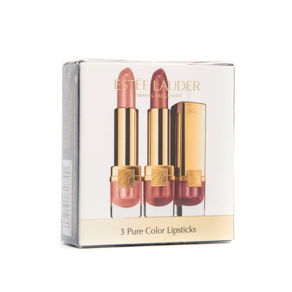 Estee Lauder 3 Pure Color Lipsticks Travel Exclusive 100% Original