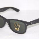 Ray-Ban New WAYFARER 2132 901L 55 Large BLACK GREEN Sunglasses NEW & 100% ORIGINAL