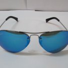 Ray-Ban Sunglasses 3449 004/55 59-14 Aviator Metal Gunmetal, Blue Mirror Lenses 100% Original