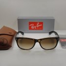 Ray-Ban Sunglasses 2132 710 New Wayfarer Brown Light Havana 52mm 100% New & Original