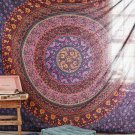 Handmade multicolor mandala wall tapestry bohemian wall hanging beach sheet
