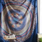 Handmade elephant peacock mandala tapestry wall hanging bohemian tapestry cover