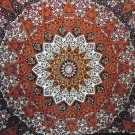 Handmade Mutlicolor Star mandala tapestry Indian wall hanging beach sheet
