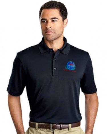 My Bodybuilding Network Embroidered Performance Polo with Anionic Energy Plus