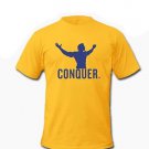 Authentic My Bodybuilding Network Conquer Athletic Gym Shirt