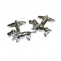 Dachshund Dog with Crystal Collar Cufflinks Dachsie Doxie Cufflinks