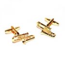 Gents Cufflinks Golden Trombone Cufflinks