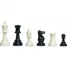 Just Chess Pieces - Large Plastic Chess Pieces with 9.5cm (3.8") King