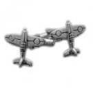 Gents Cufflinks Spitfire Plane Cufflinks