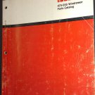 VINTAGE CASE 475-555 WINDROWER PARTS CATALOG NO D1067