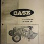 VINTAGE CASE 401 TRACTOR DRAWN SIDE DELIVERY RAKE PARTS CATALOG NO 865