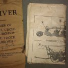VINTAGE OLIVER UBCH, UBCHS AND UBCHS-W SPIKE TOOTH HARROWS OWNER'S MANUAL