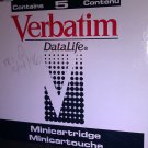 GENUINE VERBATIM MINI DATA CARTRIDGES DC2120 NEW SURPLUS - 5 PACK!