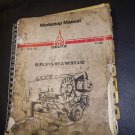 DEUTZ B/FL911/912/W/913/C DIESEL ENGINE WORKSHOP MANUAL 2911842DC 11/88