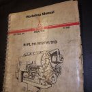 DEUTZ B/FL911/912/W/913 DIESEL ENGINE WORKSHOP MANUAL 2911842DC 291-1842-DC