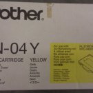 GENUINE BROTHER YELLOW TONER CARTRIDGE TN-04Y NIB
