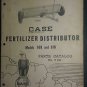 VINTAGE CASE MODEL FERTILIZER DISTRIBUTOR MODELS 808 AND 810 CATALOG NO 768