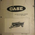 VINTAGE CASE 140 AND 180 MANURE SPREADERS PART PTO V-BELT DRIVE CATALOG NO 871