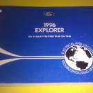 GENUINE FORD EXPLORER ELECTRICAL AND VACUUM TROUBLESHOOTING MANUAL FCS-12206-96