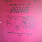 GENUINE JOHN BEAN MODELS 12 & 12RC SPEEDAIRE INSTRUCTION AND PARTS MANUAL L-987
