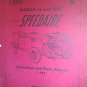 GENUINE JOHN BEAN MODELS 12 & 12RC SPEEDAIRE INSTRUCTION AND PARTS MANUAL L-987