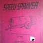GENUINE JOHN BEAN MODEL 29-D SPEED SPRAYER INSTRUCTION / PARTS MANUAL L-1200
