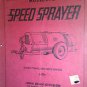 GENUINE JOHN BEAN MODEL 31-E SPEED SPRAYER INSTRUCTION / PARTS MANUAL L-1236