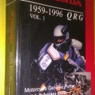 GENUINE HONDA 1959-1996 QRG VOL I PARTS QUICK REFERENCE GUIDE 13QRGV1
