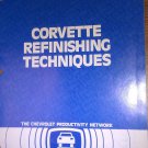 1988 CHEVROLET CORVETTE REFINISHING TECHNIQUES CV9-1-(88-8)