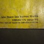 GENUINE JOHN DEERE 630 DISK OPERATOR'S MANUAL OMN200176 GOOD CONDITION